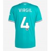 Liverpool Virgil van Dijk #4 Tredjedrakt 2025-26 Kortermet